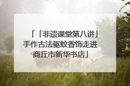 「非遗课堂第八讲」手作古法驱蚊香饰走进商丘市新华书店