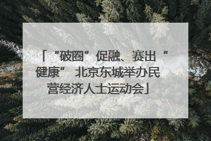 “破圈”促融、赛出“健康” 北京东城举办民营经济人士运动会