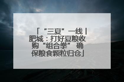 “三夏”一线丨肥城：打好夏粮收购“组合拳” 确保粮食颗粒归仓