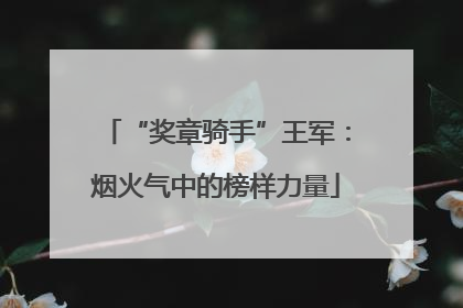 “奖章骑手”王军：烟火气中的榜样力量