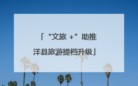 “文旅 +”助推洋县旅游提档升级