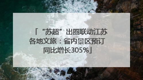 “苏超”出圈联动江苏各地文旅：省内景区预订同比增长305%