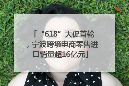 “618”大促首轮，宁波跨境电商零售进口销量超16亿元