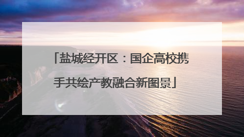 盐城经开区：国企高校携手共绘产教融合新图景