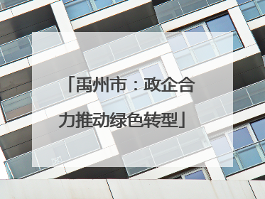 禹州市：政企合力推动绿色转型
