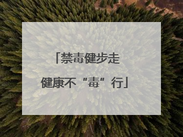 禁毒健步走  健康不“毒”行