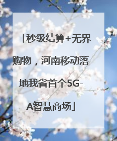 秒级结算+无界购物，河南移动落地我省首个5G-A智慧商场