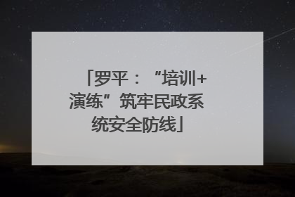 罗平：“培训+演练”筑牢民政系统安全防线