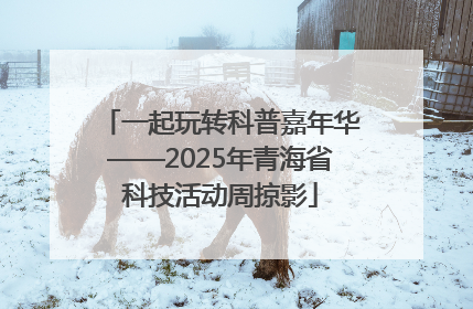 一起玩转科普嘉年华——2025年青海省科技活动周掠影