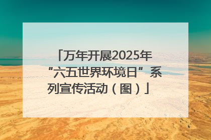 万年开展2025年“六五世界环境日”系列宣传活动（图）