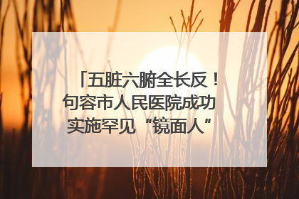 五脏六腑全长反！句容市人民医院成功实施罕见“镜面人”肝癌根治术