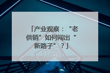 产业观察：“老供销”如何闯出“新路子”？