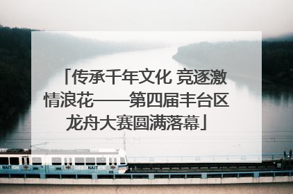 传承千年文化 竞逐激情浪花——第四届丰台区龙舟大赛圆满落幕