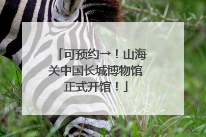可预约→！山海关中国长城博物馆正式开馆！