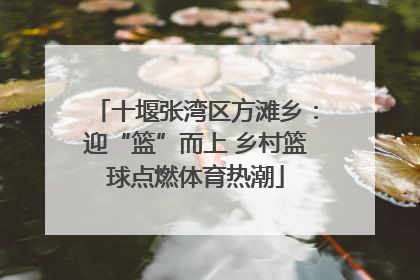 十堰张湾区方滩乡：迎“篮”而上 乡村篮球点燃体育热潮