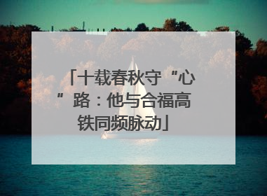 十载春秋守“心”路：他与合福高铁同频脉动