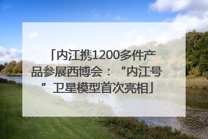 内江携1200多件产品参展西博会：“内江号”卫星模型首次亮相