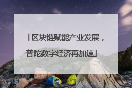 区块链赋能产业发展，普陀数字经济再加速