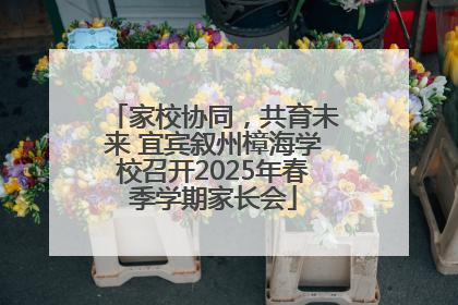 家校协同，共育未来 宜宾叙州樟海学校召开2025年春季学期家长会
