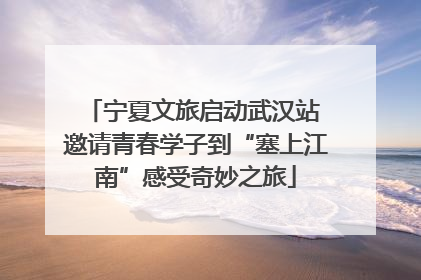 宁夏文旅启动武汉站 邀请青春学子到“塞上江南”感受奇妙之旅