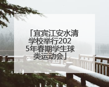 宜宾江安水清学校举行2025年春期学生球类运动会