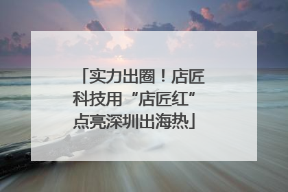 实力出圈！店匠科技用“店匠红”点亮深圳出海热