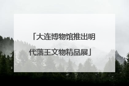 大连博物馆推出明代藩王文物精品展