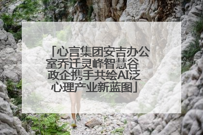 心言集团安吉办公室乔迁灵峰智慧谷 政企携手共绘AI泛心理产业新蓝图