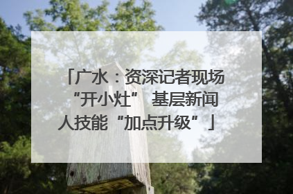 广水：资深记者现场“开小灶” 基层新闻人技能“加点升级”