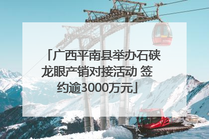 广西平南县举办石硖龙眼产销对接活动 签约逾3000万元