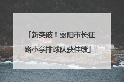 新突破！襄阳市长征路小学排球队获佳绩
