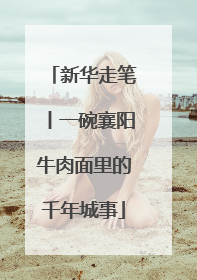 新华走笔丨一碗襄阳牛肉面里的千年城事