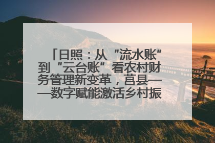 日照：从“流水账”到“云台账”看农村财务管理新变革，莒县——数字赋能激活乡村振兴“一池春水”
