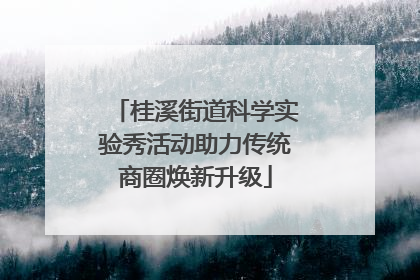 桂溪街道科学实验秀活动助力传统商圈焕新升级