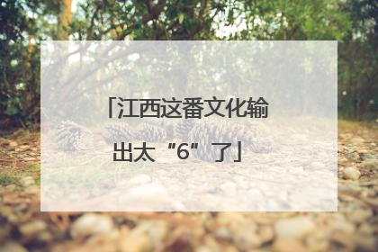 江西这番文化输出太“6”了