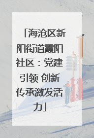 海沧区新阳街道霞阳社区：党建引领 创新传承激发活力