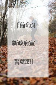 葡萄牙新政府宣誓就职