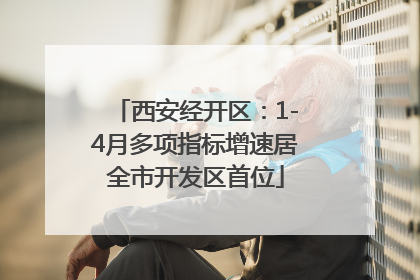 西安经开区：1-4月多项指标增速居全市开发区首位