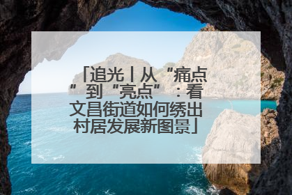 追光丨从“痛点”到“亮点”：看文昌街道如何绣出村居发展新图景
