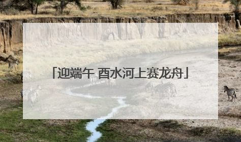 迎端午 酉水河上赛龙舟