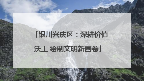 银川兴庆区：深耕价值沃土 绘制文明新画卷