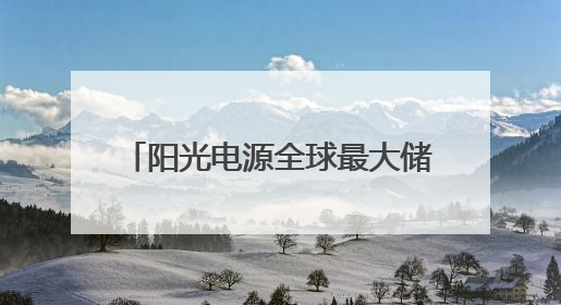 阳光电源全球最大储能系统下线 单柜容量破12.5MWh