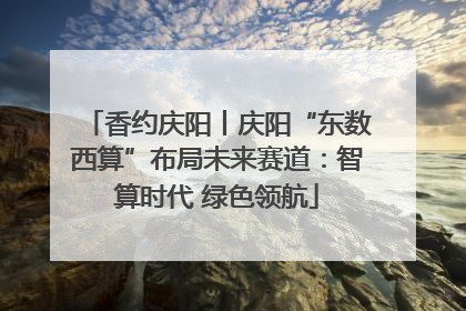 香约庆阳丨庆阳“东数西算”布局未来赛道：智算时代 绿色领航