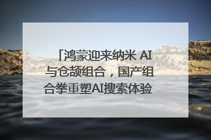 鸿蒙迎来纳米 AI 与仓颉组合，国产组合拳重塑AI搜索体验｜新经济观察