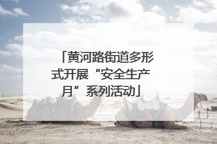 黄河路街道多形式开展“安全生产月”系列活动
