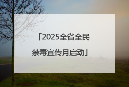 2025全省全民禁毒宣传月启动