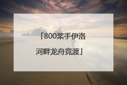 800桨手伊洛河畔龙舟竞渡